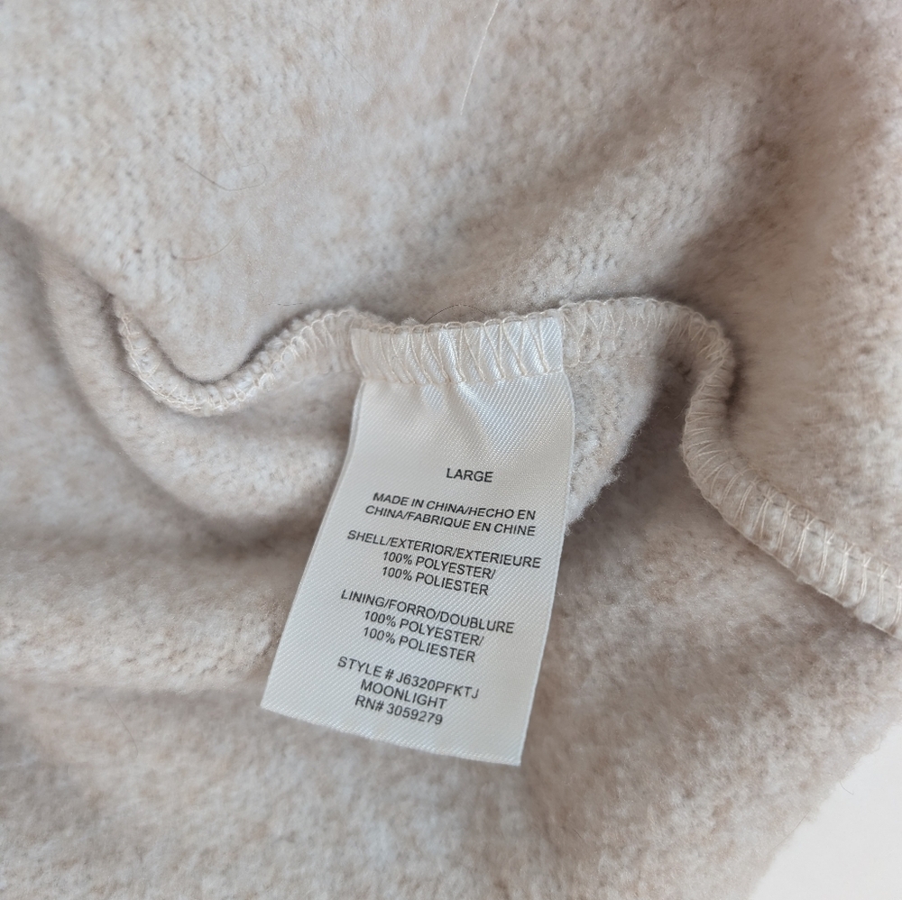 Thread Supply Cream Tan Hooded Sweatshirt Large [59] - Picture 6 of 9